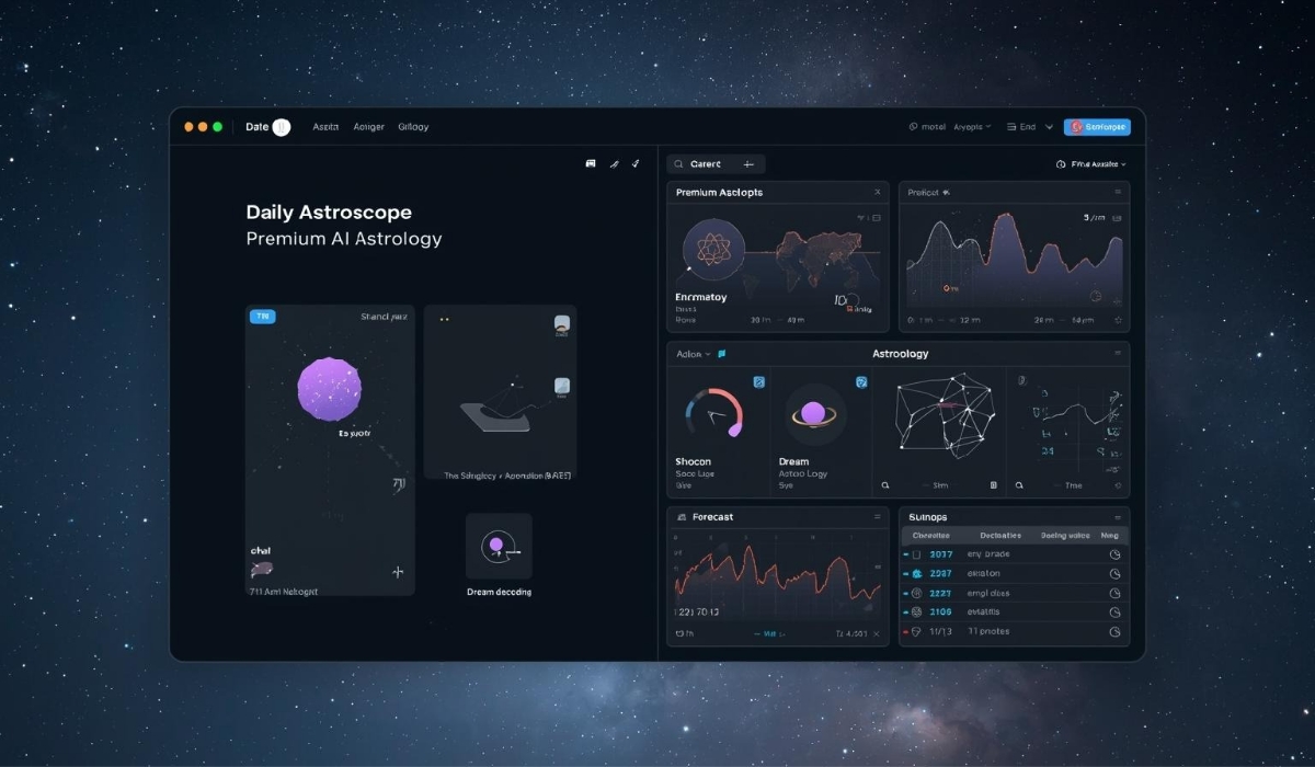 Premium AI Astrology Hub combining Vedic wisdom and artificial intelligence