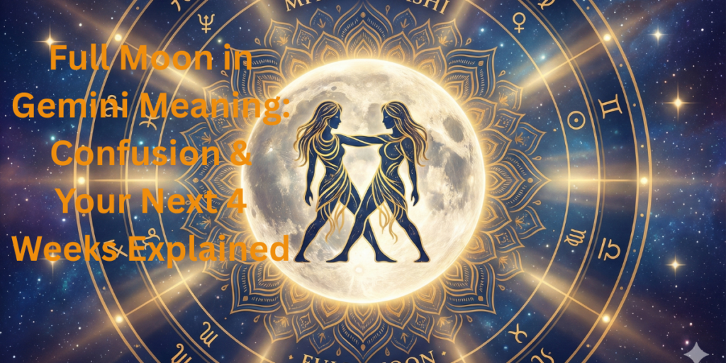 Full Moon in Gemini Meaning: Illumination, Confusion & Your Next 4 Weeks Explained