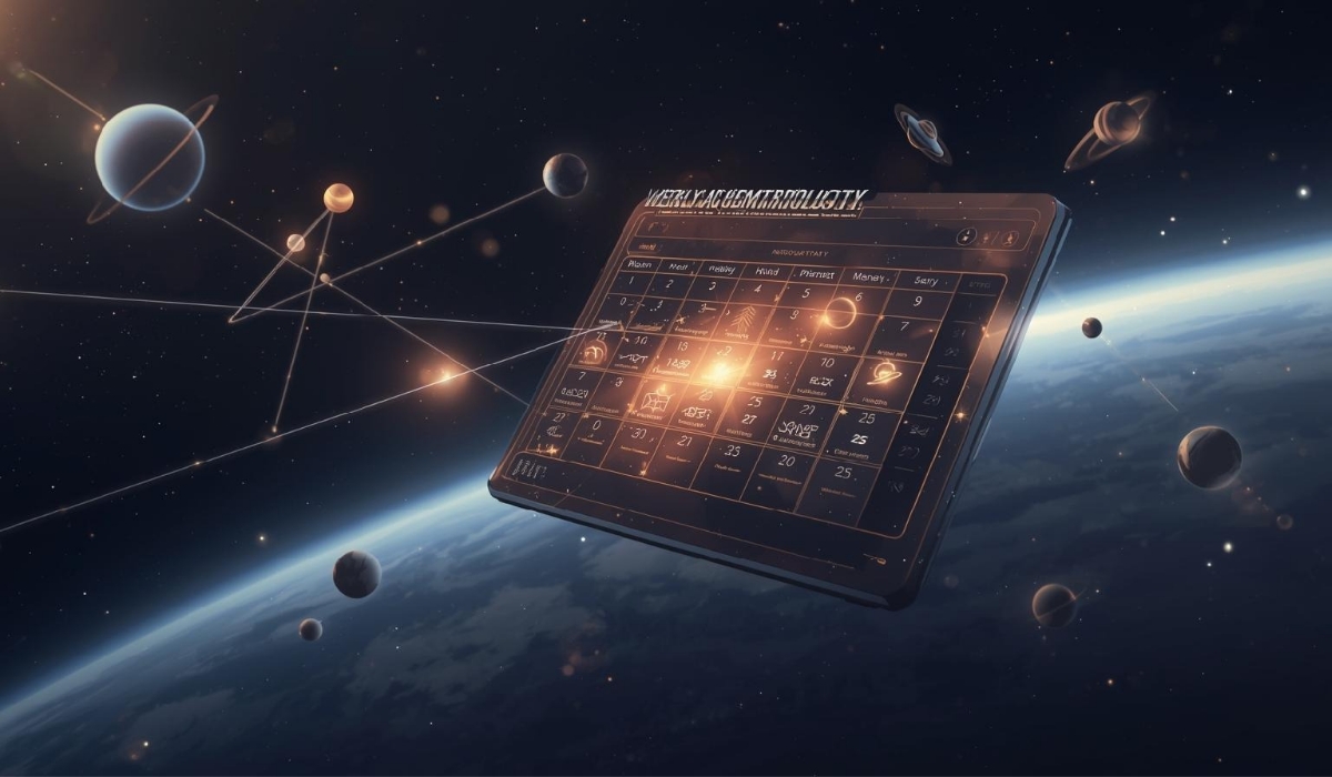 Weekly and monthly astrology predictions generated using AI planetary transits