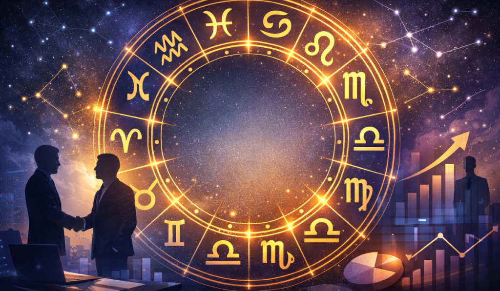 Business Zodiac Compatibility Test illustrator