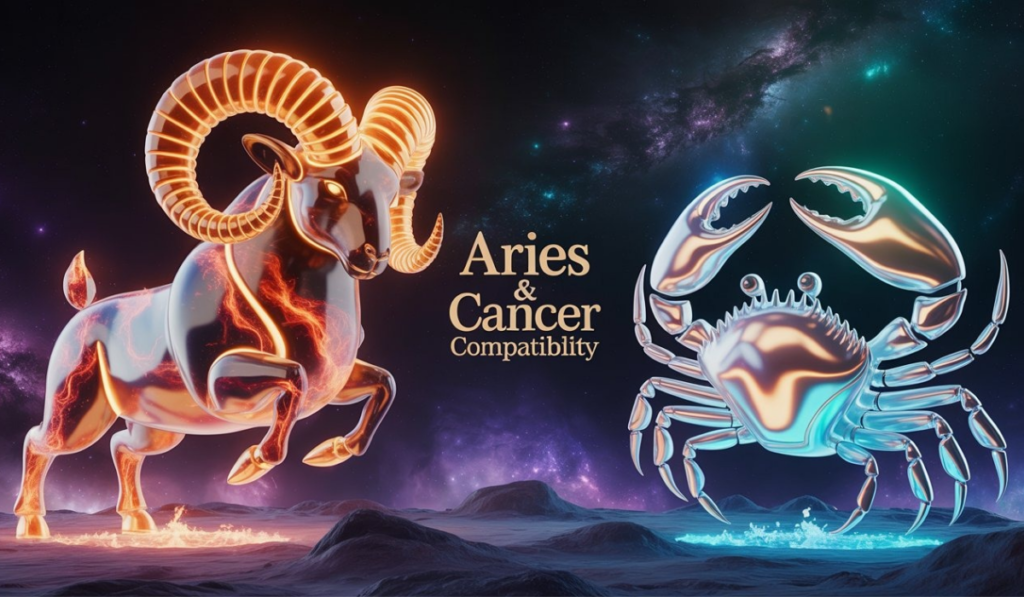 Aries and Cancer compatibility percentage analysis