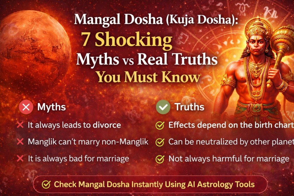 mangal dosha kuja Dosha 7 shocking