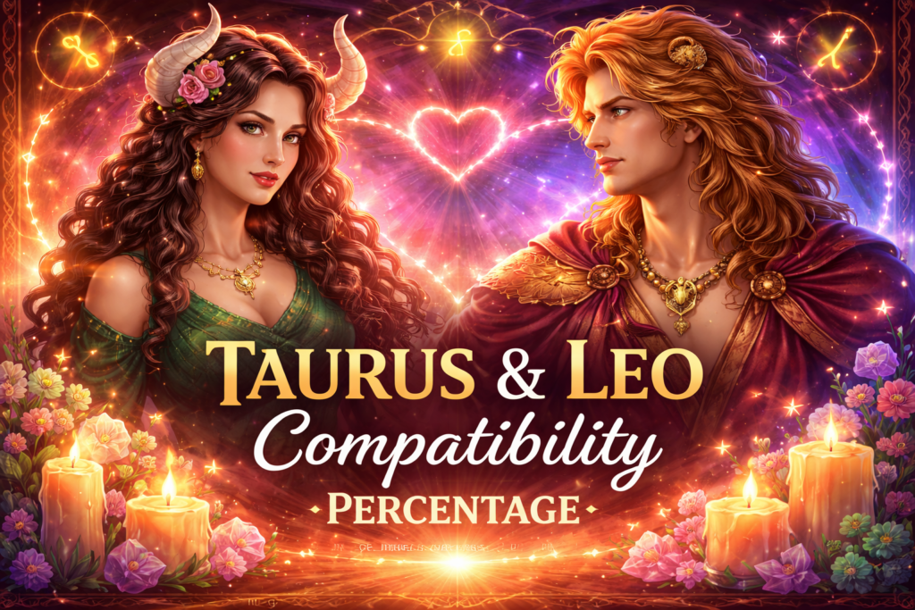 Taurus and Leo Compatibility Percentage – Love, Marriage & Relationship Match
