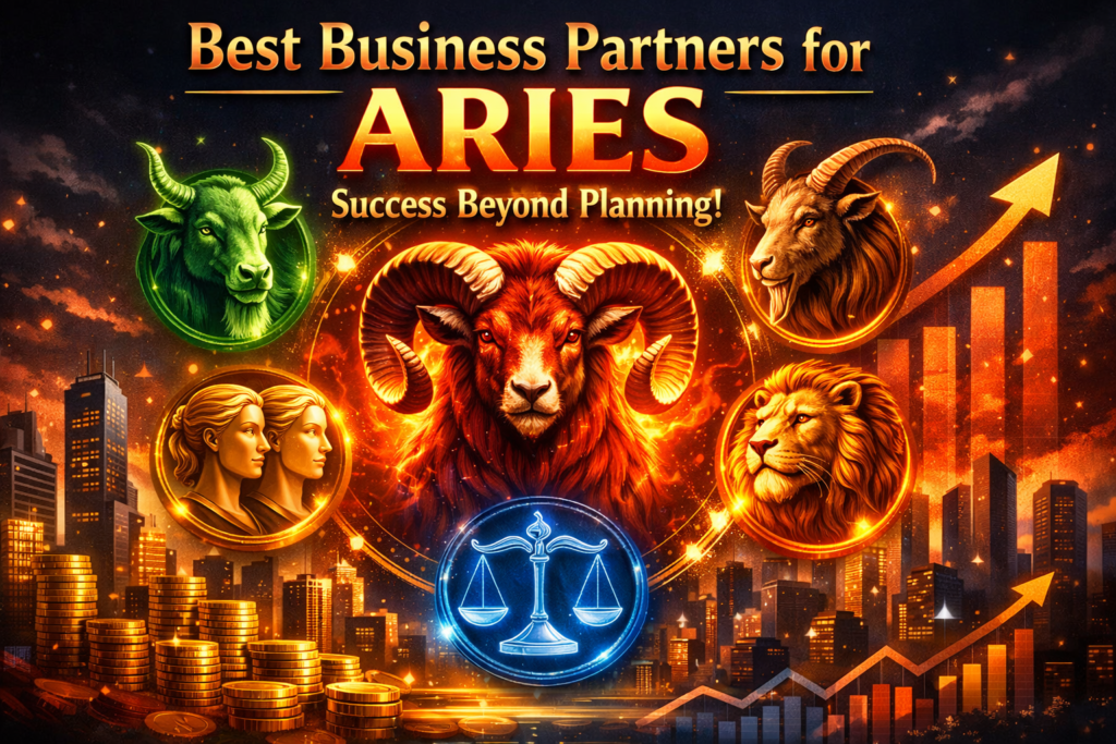 Best business partners for Aries