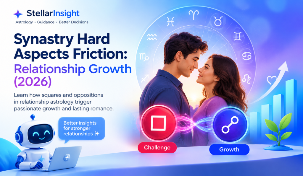 Synastry Hard Aspects Friction: Relationship Growth